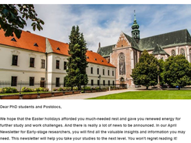 Newsletter for PhD students and Postdocs of the Faculty of Science MU 4/2024 